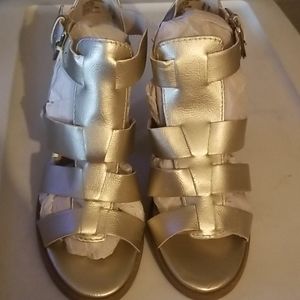 Gladiator Gold Sandals